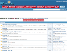 Tablet Screenshot of forum.pcastuces.com
